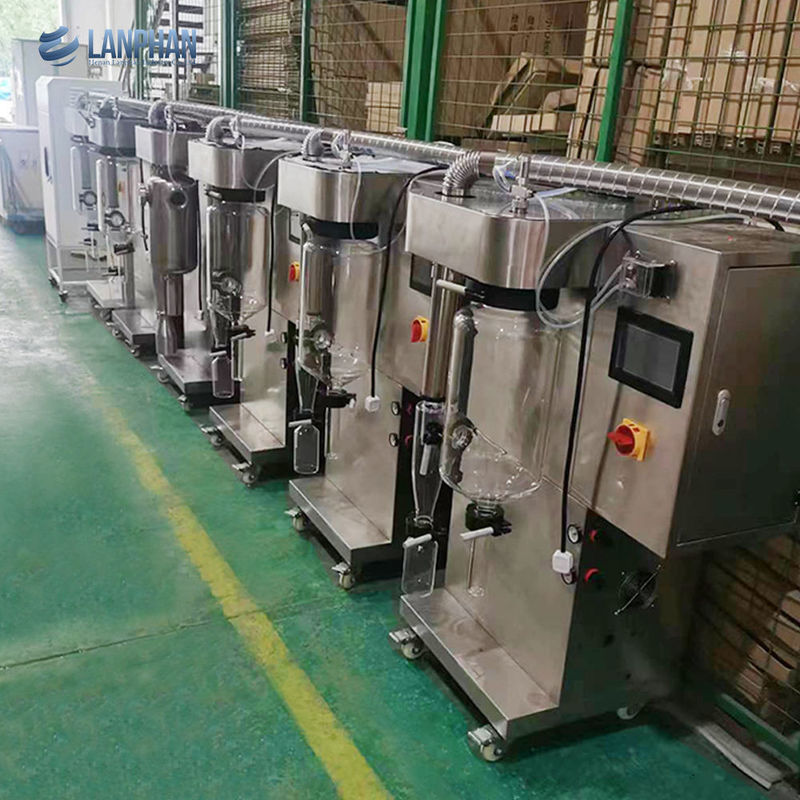 コーヒー粉ミルクのための小型研究室の噴霧乾燥機機械 2L 容量 SUS304 材料 3KW 力