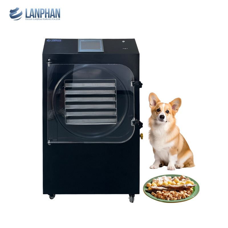 25KG/H ブラック真空冷凍乾燥機 ペット トリート 食品 家庭用 実験室 冷凍乾燥機