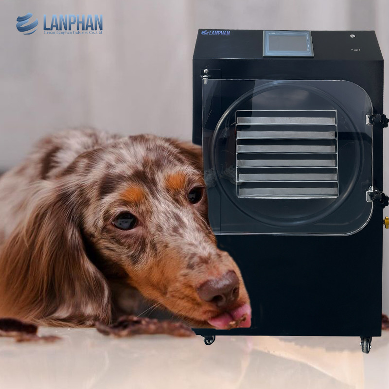25KG/H ブラック真空冷凍乾燥機 ペット トリート 食品 家庭用 実験室 冷凍乾燥機