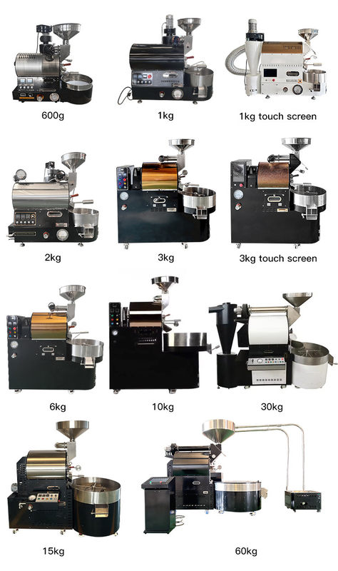 ホーム デスクトップ 1000g 半熱気 ステンレス コーヒー 豆 ロースター 工場