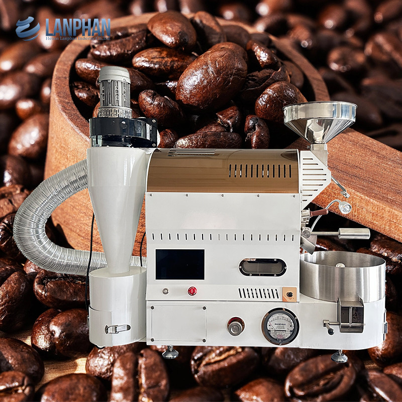 ホーム デスクトップ 1000g 半熱気 ステンレス コーヒー 豆 ロースター 工場