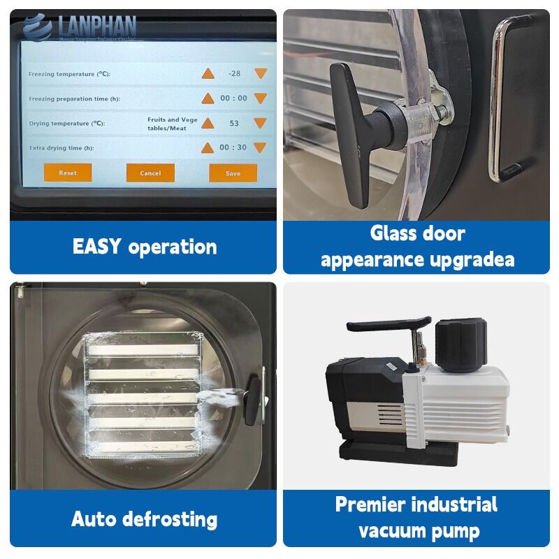 4-6KG 自動 小型食品 果物 肉 掃除 冷凍乾燥機 家用