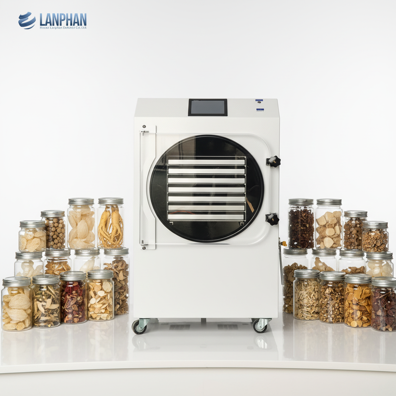 High-Efficiency 14 Trays & 50-55 KG/24H Ice Capacity HFD-35 Freeze Drying Machine