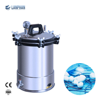Lanphanの小型携帯用オートクレーブの小さいレトルト滅菌装置機械2kw