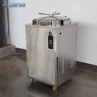 実験室自動垂直圧力蒸気消毒器 3つのバスケットを持つオートクラブ